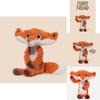 Adorable 38cm Dewar Fox Plush Toy Soft Stuffed Animal Cute Birthday Gift For Girls