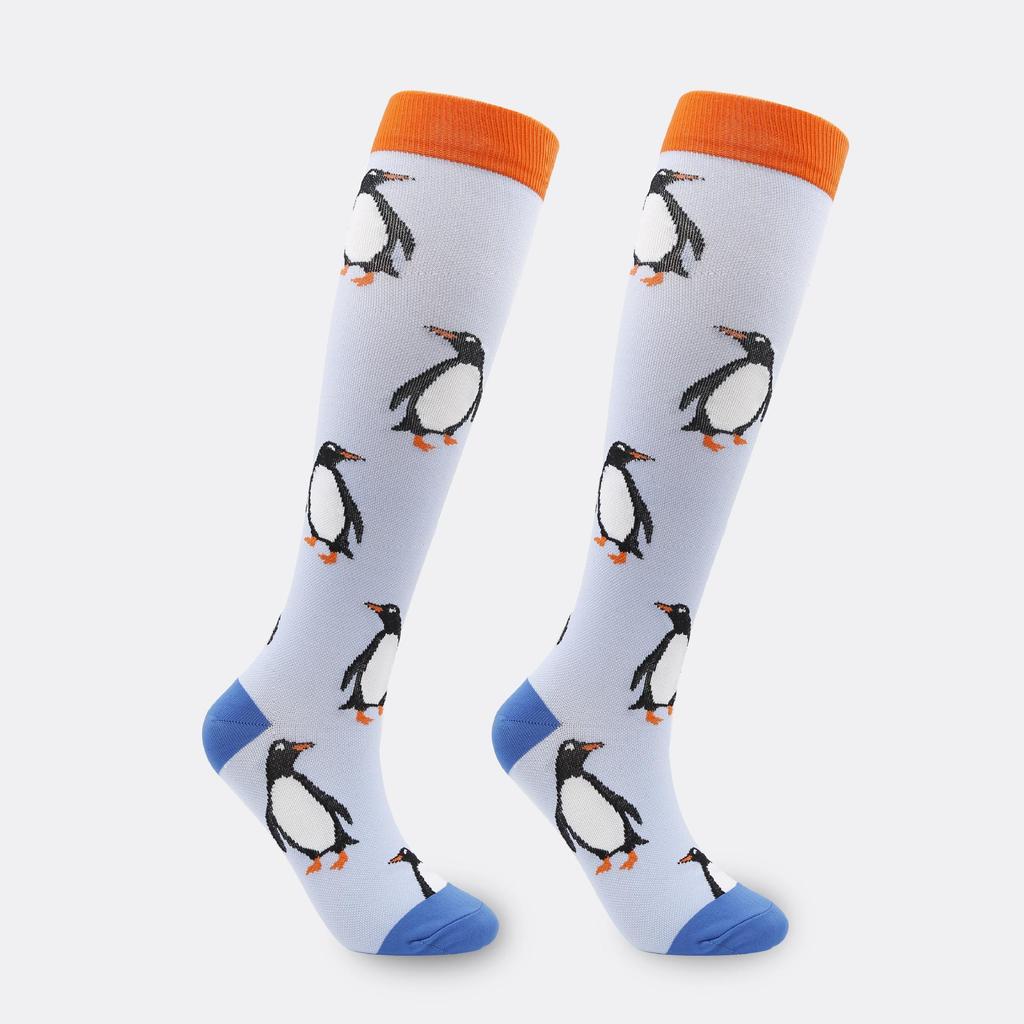 33 Styles: Sports Compression Long Socks - Elastic & Colored