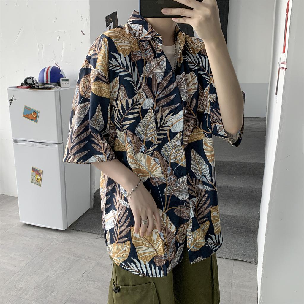 Men's Vacation Printed Short Sleeve Shirt