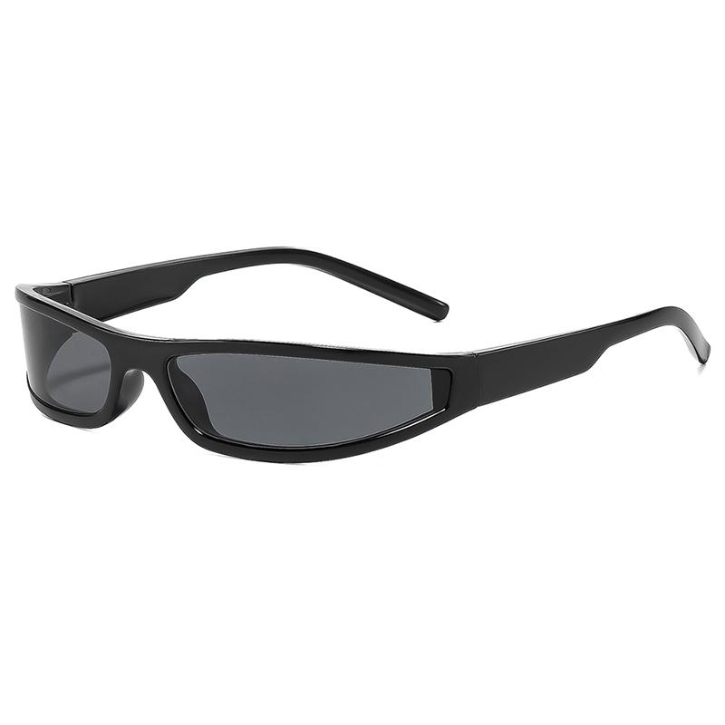 Y2K Sport UV Resistant Wrap‑Around Sunglasses Men's and Women's Narrow Frame Driving Cycling Street Party Daily Wear Eyewear