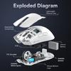 Attack Shark X11&R1 Wireless Gaming Mouse - Tri-Mode , PAW3311 Sensor,22K DPI, 400 IPS, RGB PC Gaming Mouse