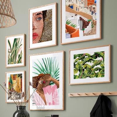 Venice Building Sea Girl Beach Turtle Monstera Wall Art Canvas Painting Posters And Prints Pictures For Living Room Home Decor