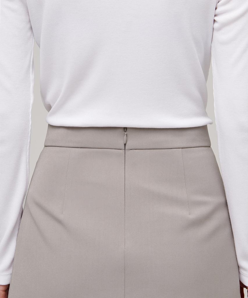 Musinsa Standard Woman Women'S Basic Mini Skirt [Light Beige]