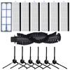 Escova Lateral Robô Filtro Hepa Panos de Mopa Panos para ZACO A6 A8s Ilife A6 A8 Aspirador de Pó Peças de Reposição Escovas Limpeza Pano de Mopa
