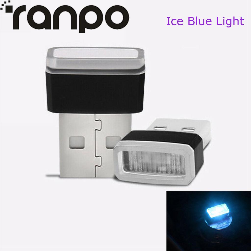 10x mini flexibilní USB LED světelný pásek do interiéru auta neonová atmosférická trubice neonová lampa