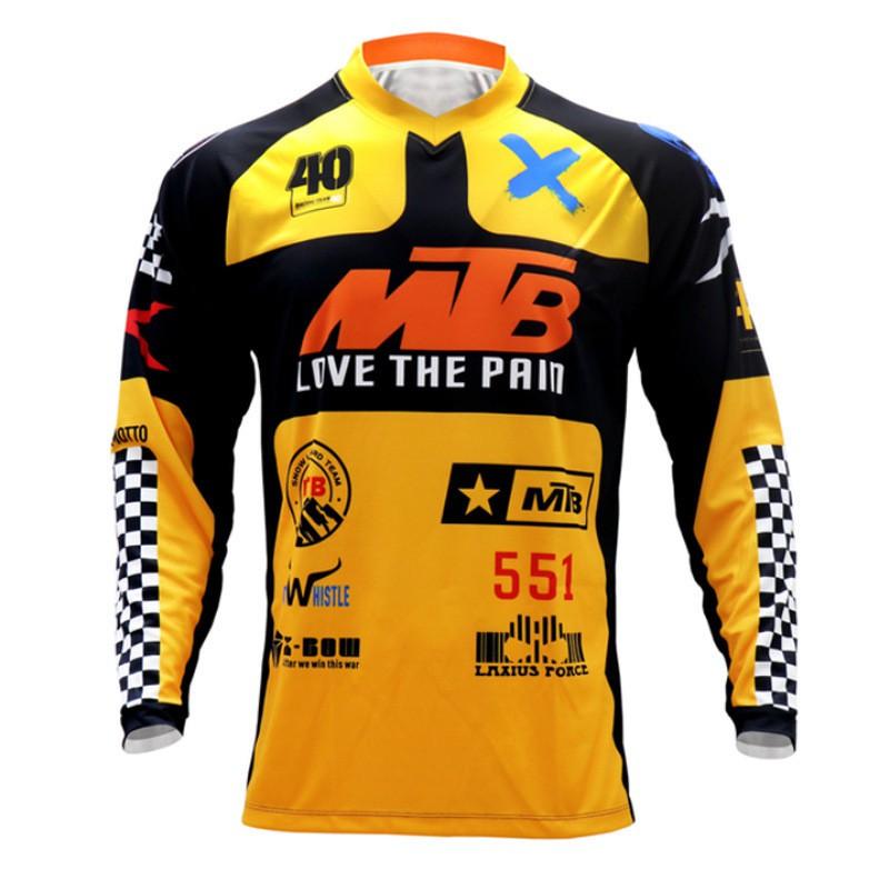 Mountain Bike Downhill Jersey Quick-Dry Cycling Shirt Men Women Riding Apparel