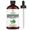 TRATAK ORGANICS Bergamot Essential Oil 118 ML for Diffuser and Skin - 100% Pure Natural Bergamot Oil for Aromatherapy, Hair Shampoo, Bath Bomb &