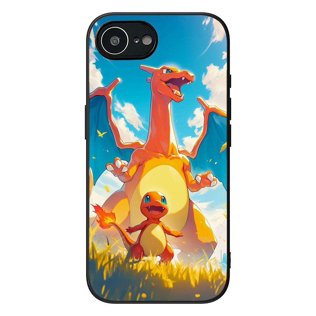 Soft Phone Cover for OPPO A38 A18 A17 A40 A60 A80 A16 A78 A79 A54 A58 A57 4G 5G Case Charmander P-Pikachus Bulbasaur P-Pokemons OPPO A58 5G