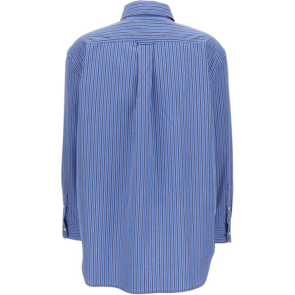 Polo Ralph Lauren Striped Single-Breasted Long Sleeve Shirt Women Shirts 211968218-004