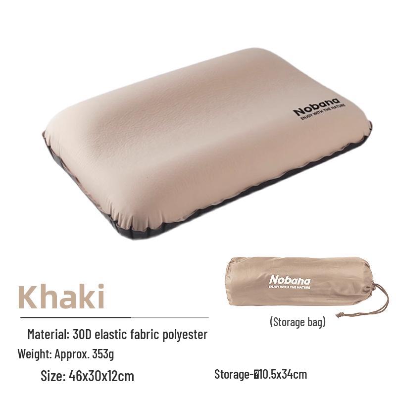 

Portable 3D Inflatable Camping and Travel Pillow хакі