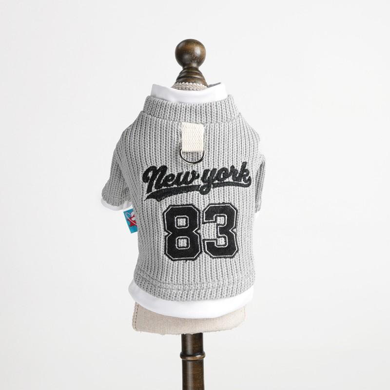 Pet Winter Hoodie Small Dogs Puppies Warm Comfortable Two-Piece Style New York Design