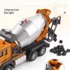 Engineering Vehicle Cement Mixer & Transport Truck Simulation Diecast & Toy Vehicles Sounds & Light Pull Back Car 1:50 Alloy Model