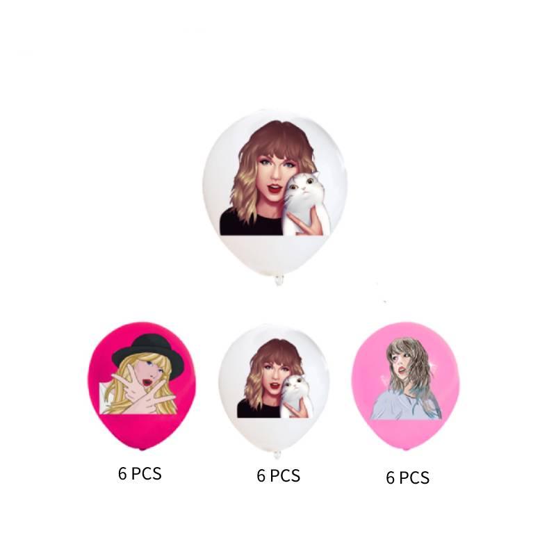 Other Brand Taylor Swift Party Supplies Plastic And Paper Materials For Versatile Decorations