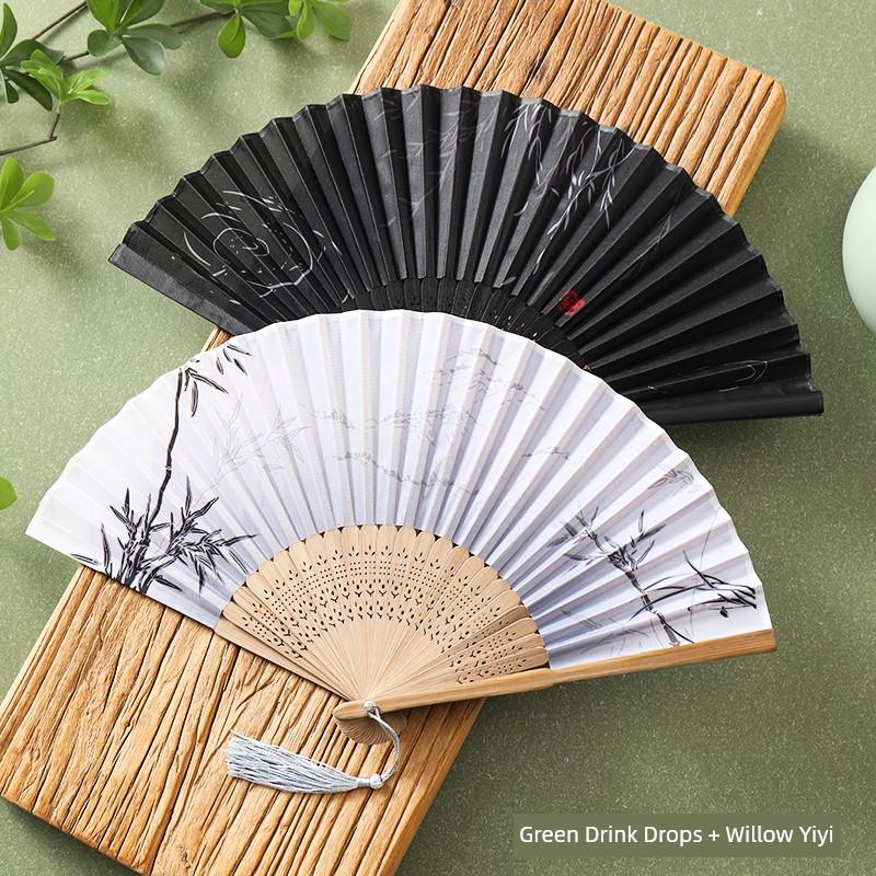 Ancient Style Cheongsam Students Summer Foldable Small Fan