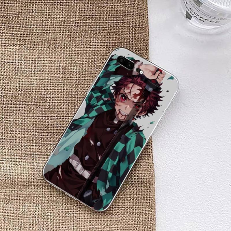 

Чехол для телефона Anime Demon Slayer для Huawei P50 P40 P30 Pro Mate 40 30 Pro Nova 8 8i Y7P Honor Прозрачный чехол для телефона Honor 9C