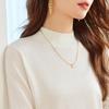CARBAMMI Women's Cashmere Wool Blend Pullover Sweater