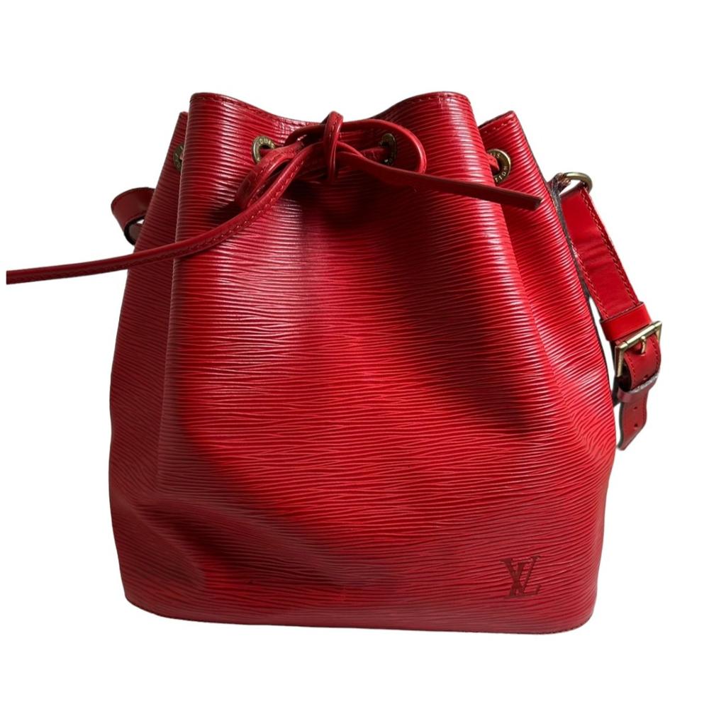 Louis Vuitton Borsa a tracolla tipo coulisse Epi Pelle Epi Rosso Castaliano M44107 Usata