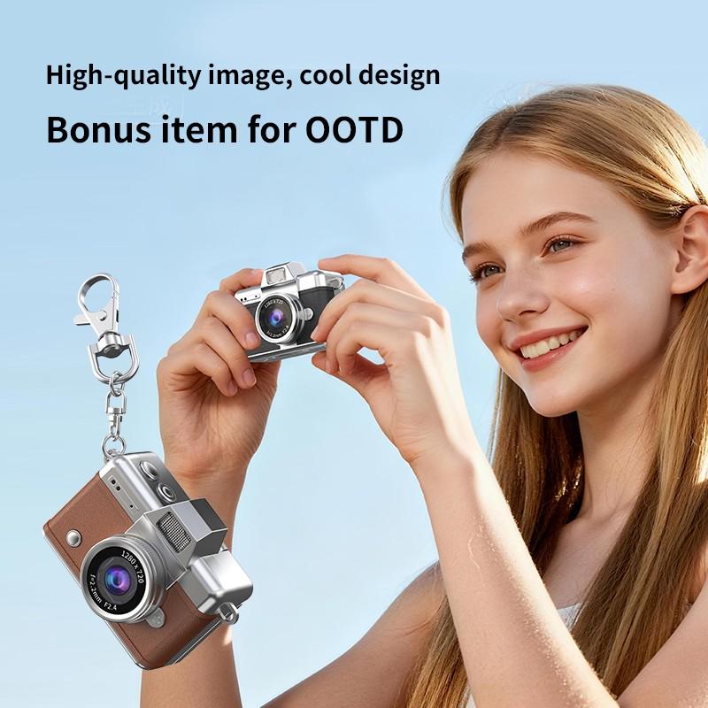 Mini Camera CCD Digital Camera 1080P Video Recorder 1.4 Inch Flip Selfie Screen