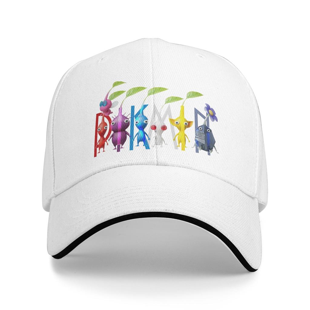 Unisexs Womens Cartoon Cute Pikmin Outdoor Hat  Sun Cap New Baseball Cap Sunscreen Hats