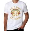 Live Fast Eat Trash TShirt Thanksgiving Day Tee Top