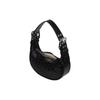 By Far Soho Zipper Closure Crocodile Embossed Leather Mini Shoulder Crossbody Bag Women bags Black 22SSMNSSBLCCESMABL