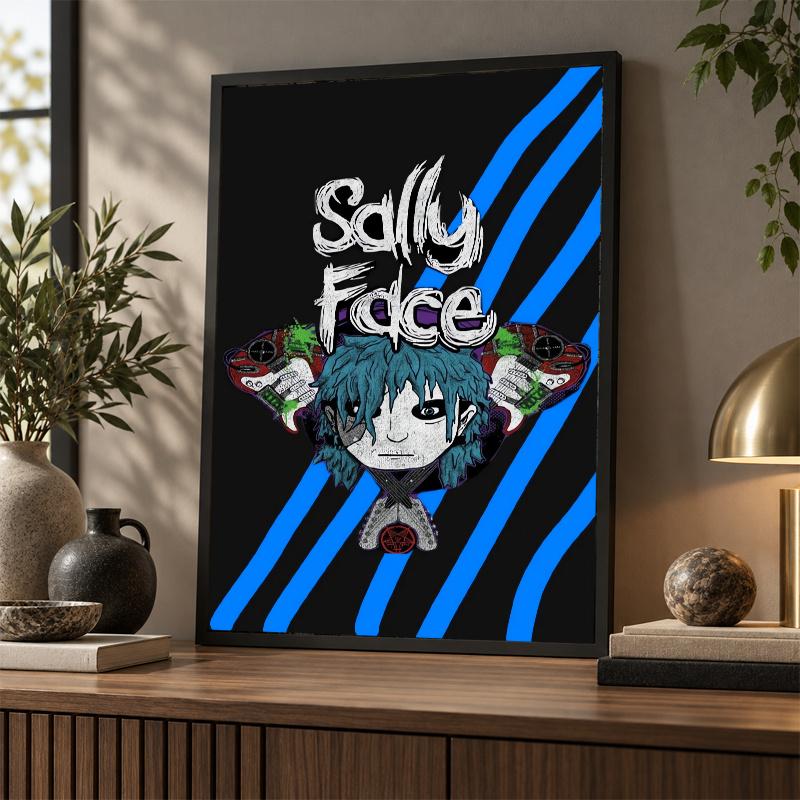 Sally Face Diamond Painting Kit 5D Full Drill DIY Diamond Mosaic Wall Art Home Decor