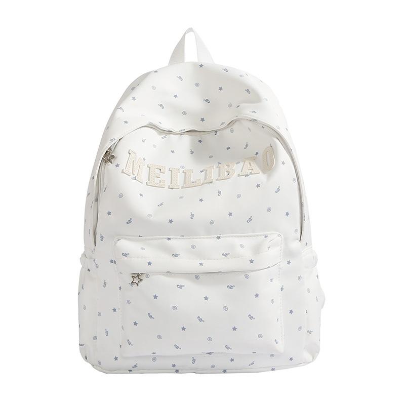 Schoolbagins Wind Star Female Large Capacity Junior High School Girl High School Student School Bag Leisure Travel Backpack Backpack