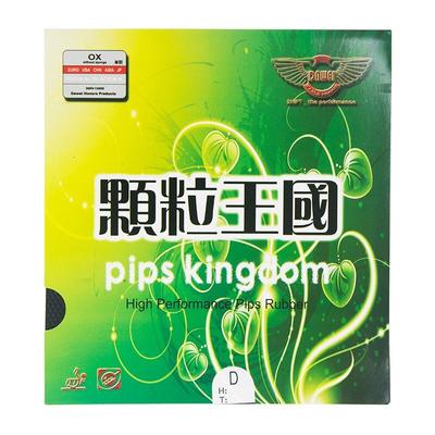 Borracha para tênis de mesa DAWEI 388D-1 PIPS KINGDOM (Pips-longo) Folha superior de pingue-pongue