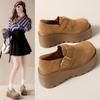 Retro All-inclusive Women's Spring New Thick-soled Muffins, Trendy Matches, One-pedal Loafers, Single Shoes for Women