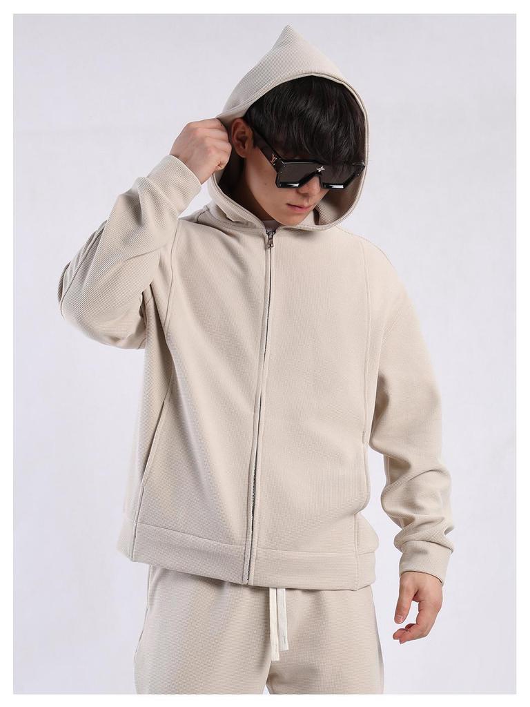 Herren Kapuzenjacke mit Reißverschluss - Herbst/Winter Smart Casual Oberbekleidung mit Taschen (2024)