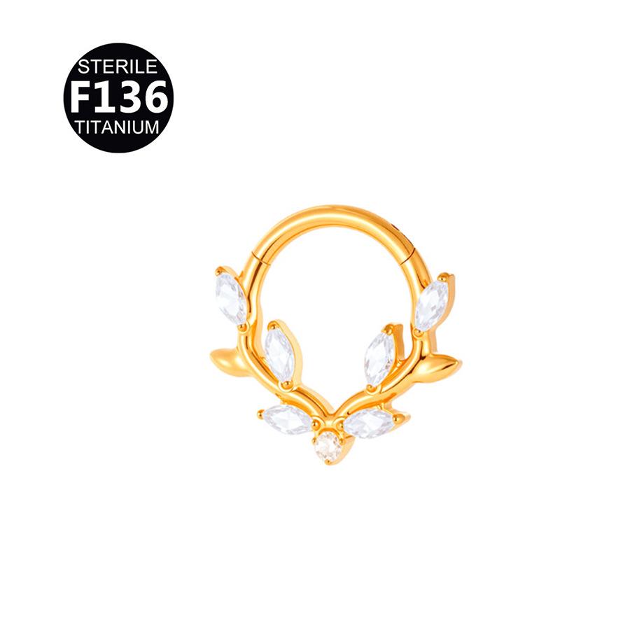 F136 Titanium Alloy Tassel Nose and Ear Piercing Jewelry