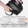 Powerhouse Gym Logo Print Thermal Lunch Bag with Adjustable Shoulder Strap Insulated Lunch Box Reusable Portable Bento Tote Bag