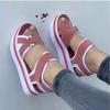 New large size platform sandals women's supply flat bottom Velcro women's beach sandals