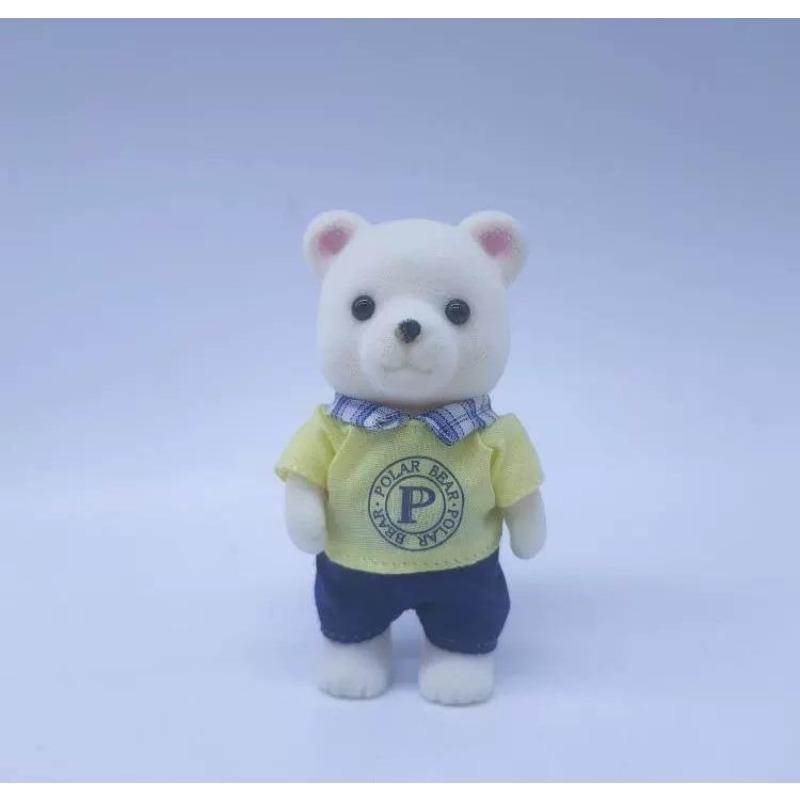 Original Forest Animal Family 1:12 Mini Dollhouse Furniture Rabbit Bear Dog Cat Pets Figure Toy Dolls Kids Gift