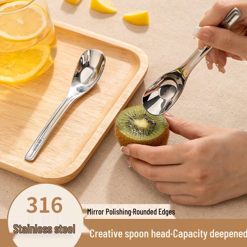Chinese Style Stainless Steel Spoon