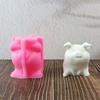 Animal Piggy Silicone Molds for Epoxy Resin Candle Soap Gypsum Decoration Fondant Silicone Molds for Chocolate Candy
