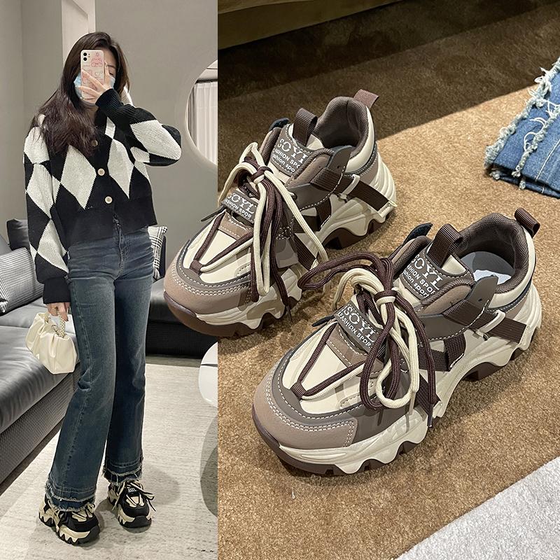 New Mixed Colors Ladies Platform Sneakers Outdoor Sports Shoes for Women Fashion Female Shoes Designer Ladies Vulcanized