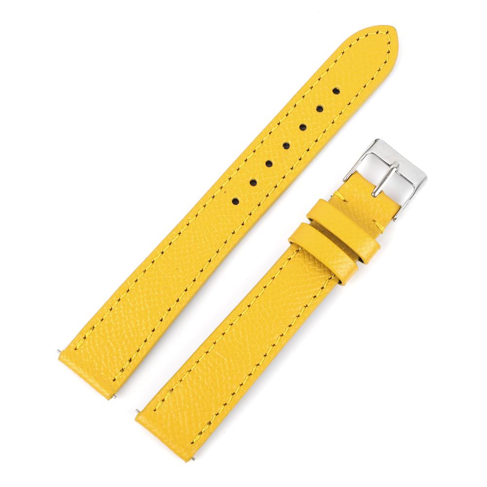 First Layer Calfskin Leather Watchband 18mm 19mm 20mm 22mm Quick Release Watch Band Hand-Made Palm Pattern Wristband Belt