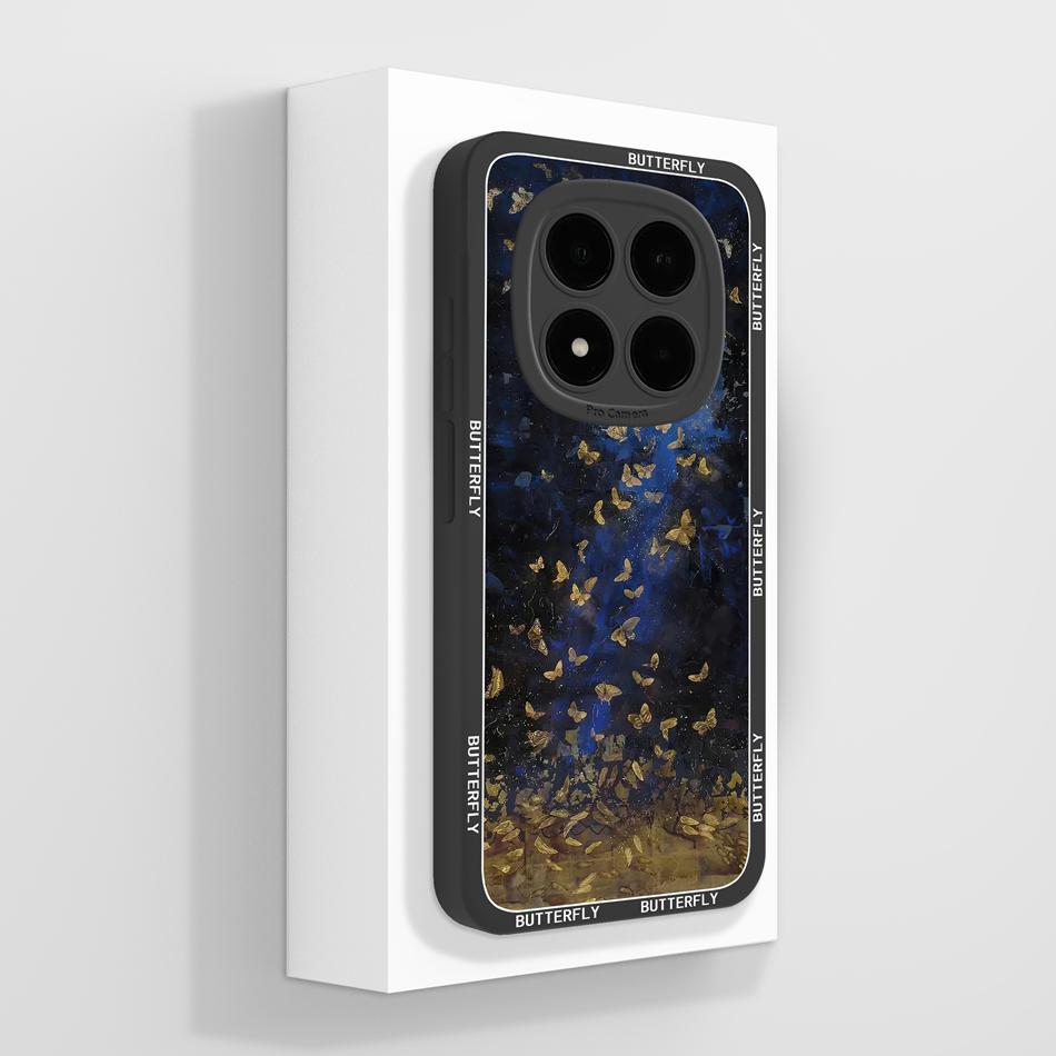 Für Redmi Note 15 Pro Plus Handyhülle Hübsche Blumen Weiches Flüssigsilikon Vollständige Abdeckung Hülle Für Redmi Note15 Stoßfest Funda
