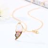 2Pieces/Set Heart Pendant Magnet Matching Necklace Colorful BFF Friend Girlfriend Relationship Gift Valentines Day