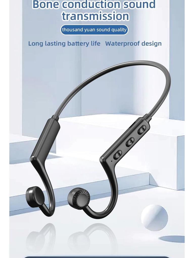 KS19 Concept Bone Conduction Wireless Bluetooth Headphones (Over-Ear In-Earless)