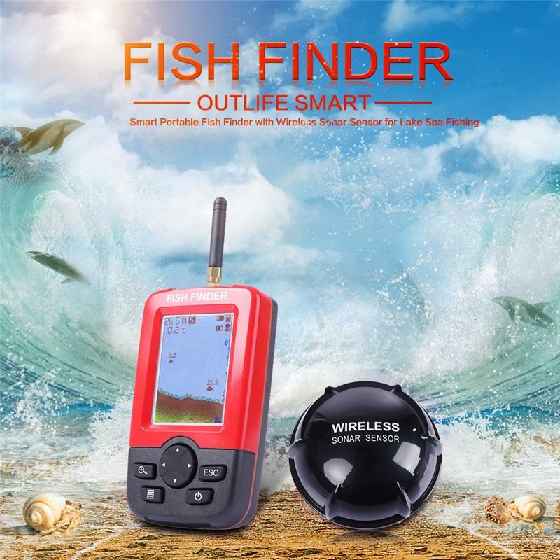2025 NEW Smart Wireless Fish Finder Portable Sonar Fish Finders Fishing Echo Sounder Fishing Detector Fish Finder Fishing Access