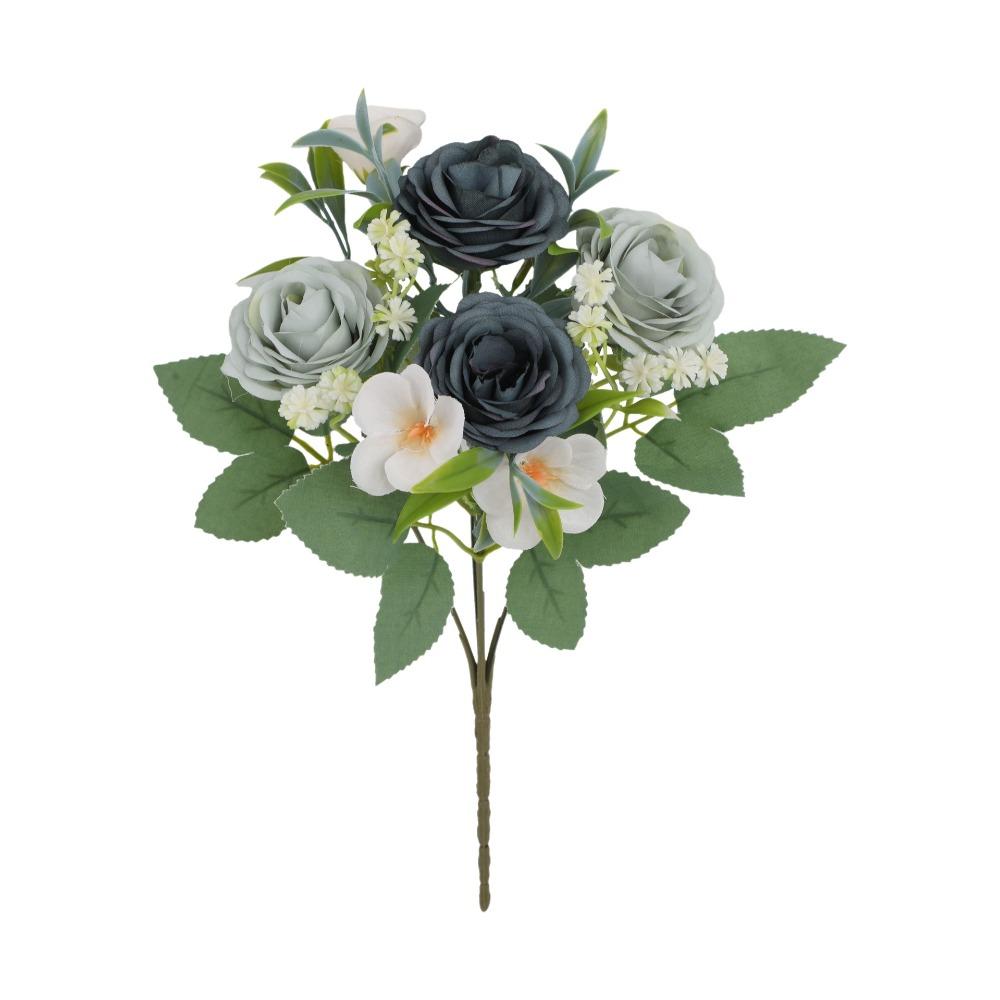 Lifelike with Stems Artificial Rose Flowers Real Touch Floral Arrangements Silk Flowers Fake Flower Bouquets Party Centerpieces