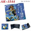 Cardcaptor Sakura Anime Wallet Short Trifold Snap Button Wear-Resistant Large Capacity Student Coin Purse 1pcs