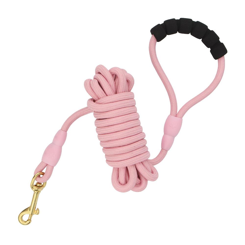 

Pet Leashes 5M/10M Rope Dog Leash Outdoor Puppy Cat Walk Rope For Small Medium Dogs S 5M розовый