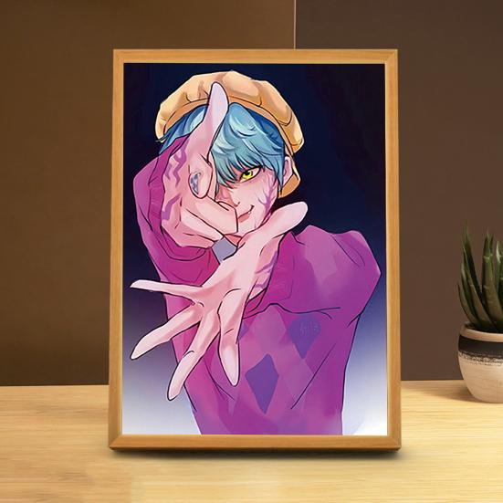 Malerei Lampe Wiederaufladbares LED Licht Leuchtende Wandkunst Licht Lebendige Farbe Kunst Beleuchtung Nachtlicht