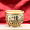 Brass Wealth & Blessings Jar: Home Ornament for Attracting Prosperity and Fortune