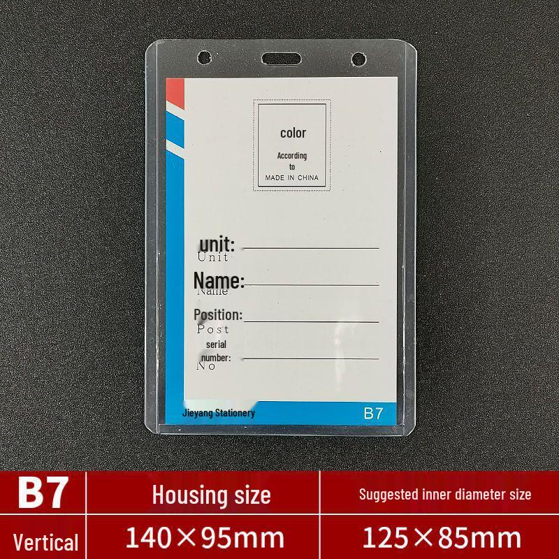 ID Card Holder with Lanyard for Work, Exhibition, and Student Badges