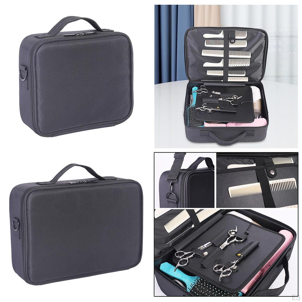 Barber Handbag Hairdresser Bag Durable Backpack Zipper Closure Cosmetic Organizer Travel for