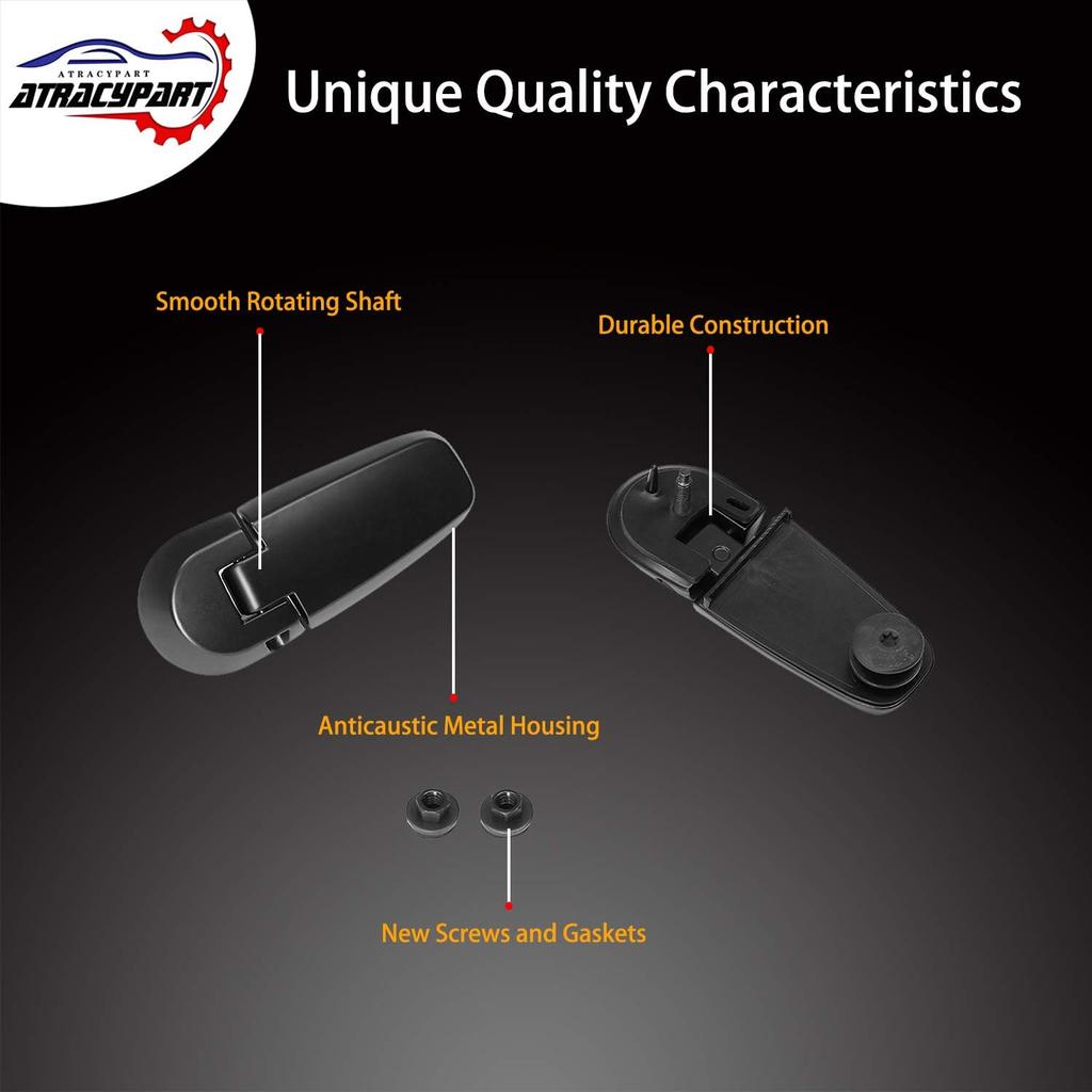 Rear Window Hinge Set Liftgate Glass Hinge Right & Left | Replacement For 2006-2010 Ford Explorer, Mercury Mountaineer | Replaces# 6L2Z-78420A68-A,